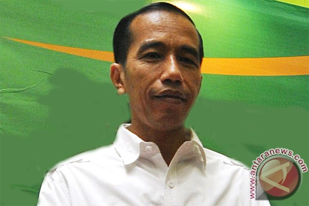 Jokowi jenguk warga Waduk Ria Rio 