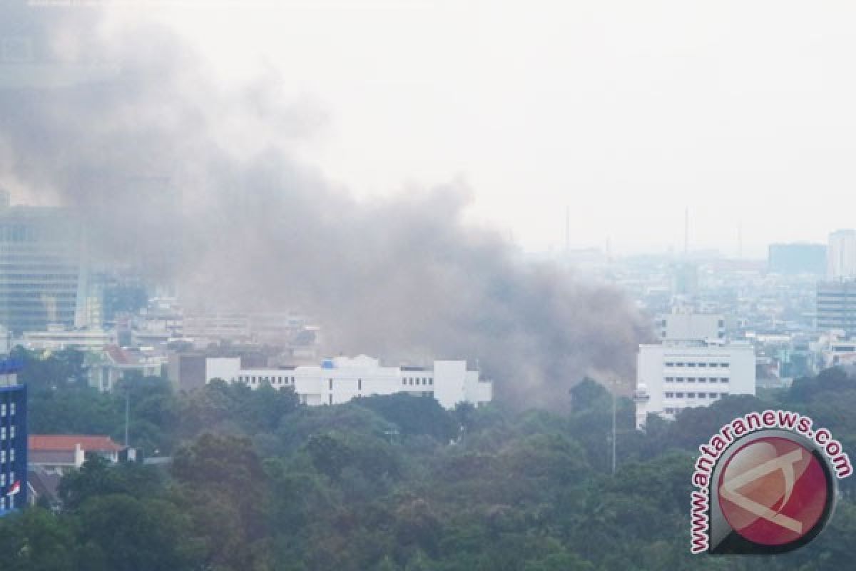 Presiden hentikan rapat saat Gedung Sekretariat Negara terbakar