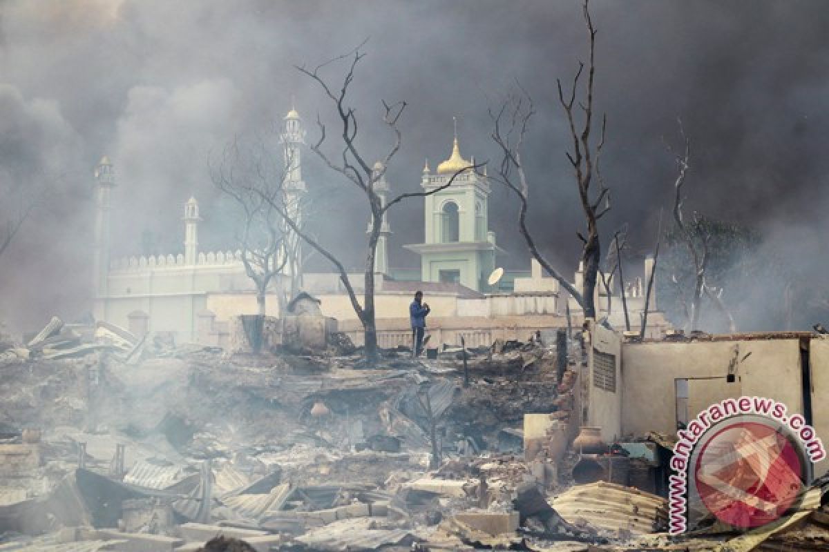 10 orang tewas dalam kerusuhan Myanmar