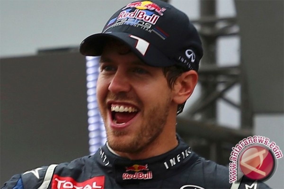  Vettel Tercepat Saat Red Bull Dominasi Sesi Kedua