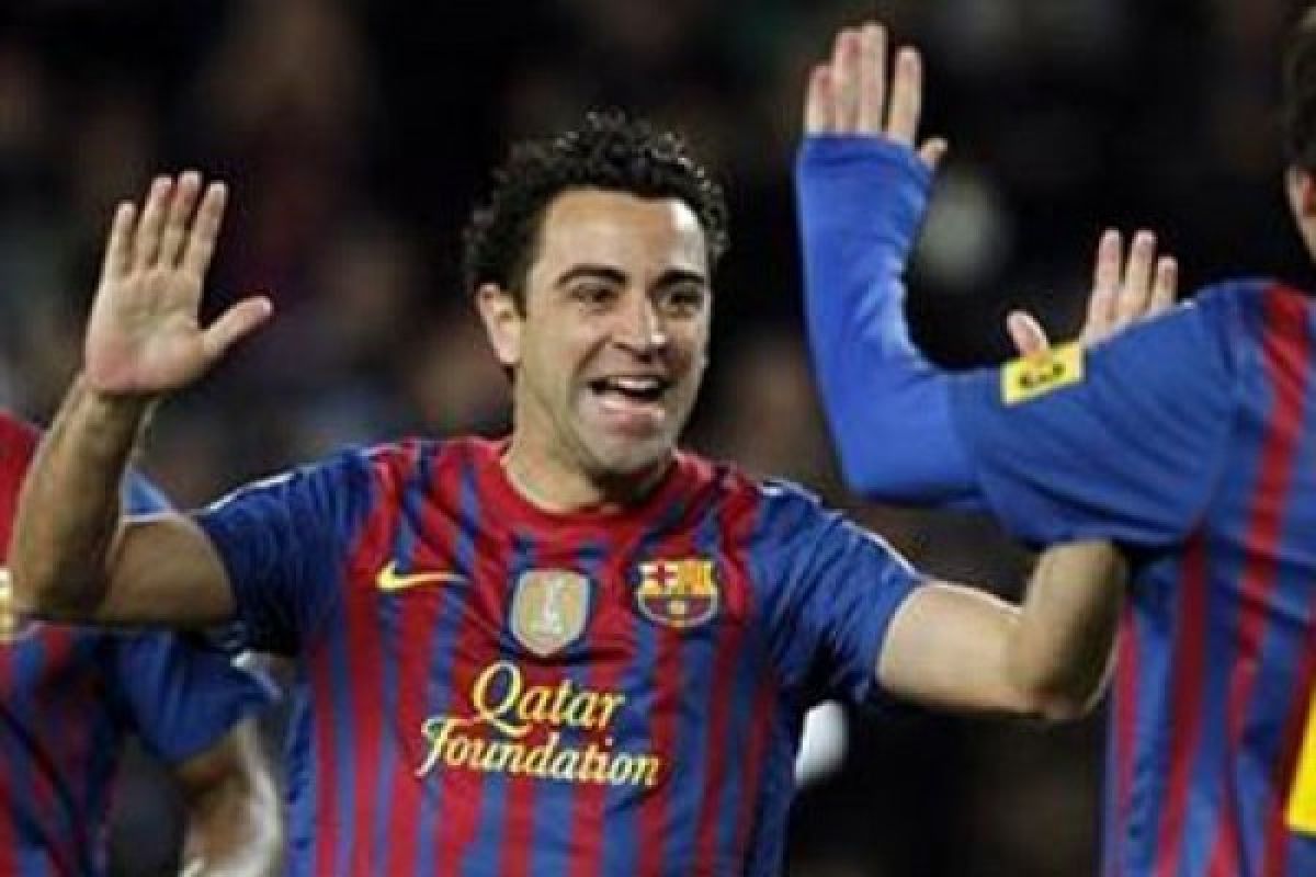 Akhir manis kiprah Xavi di Barcelona