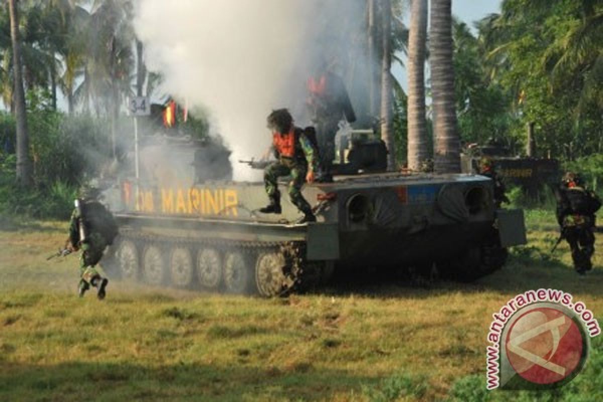 Sixteen thousand soldiers participating in TNI joint military exercise