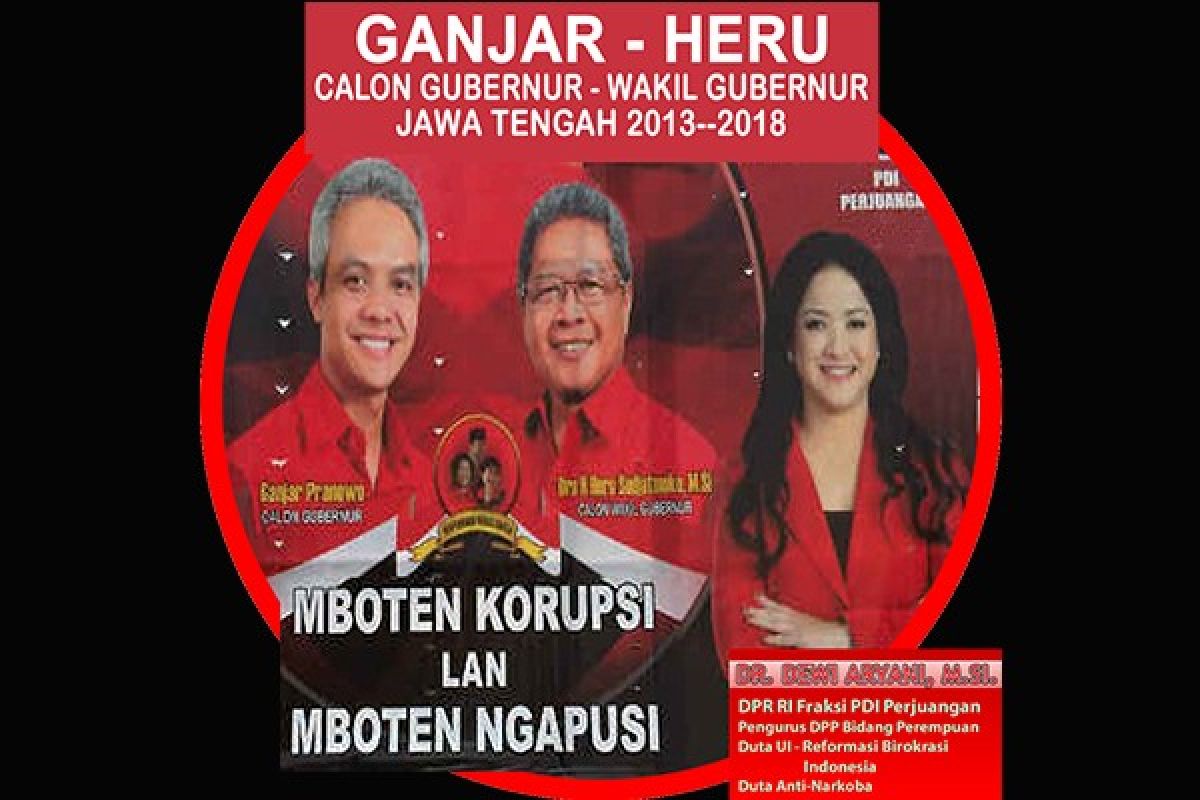 Dewi Bersama Fungsionaris DPC Dirikan Posko Pemenangan Ganjar-Heru