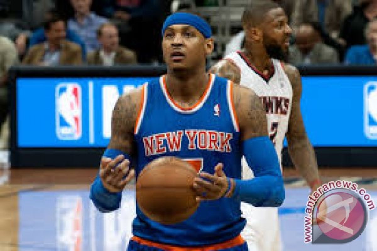 Anthony bantu Knicks rebut gelar juara divisi Atlantik