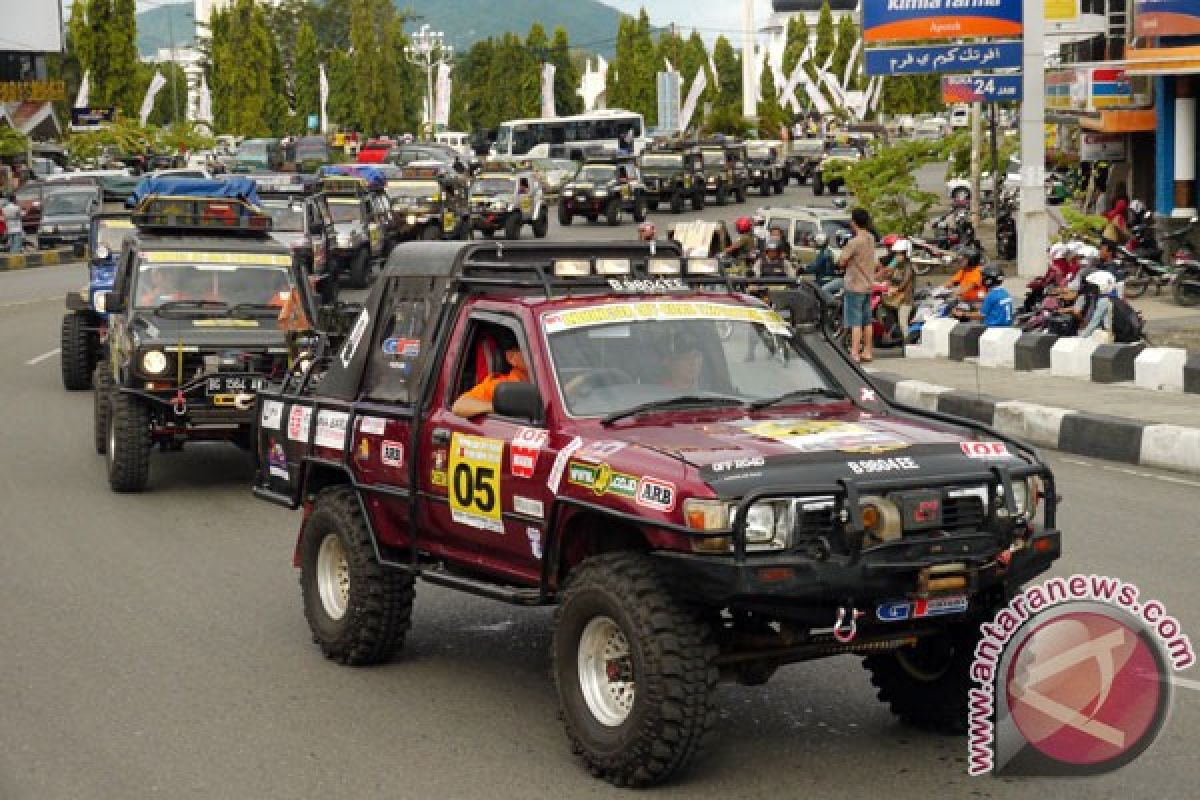 62 peserta ikuti Indonesia Offroad Expedition Aceh-Sumut