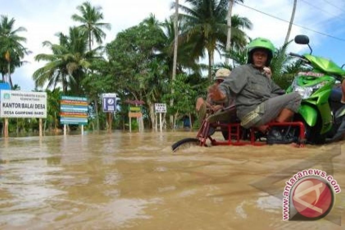 Ruas Jalan dan Jembatan Putus Diterjang Banjir