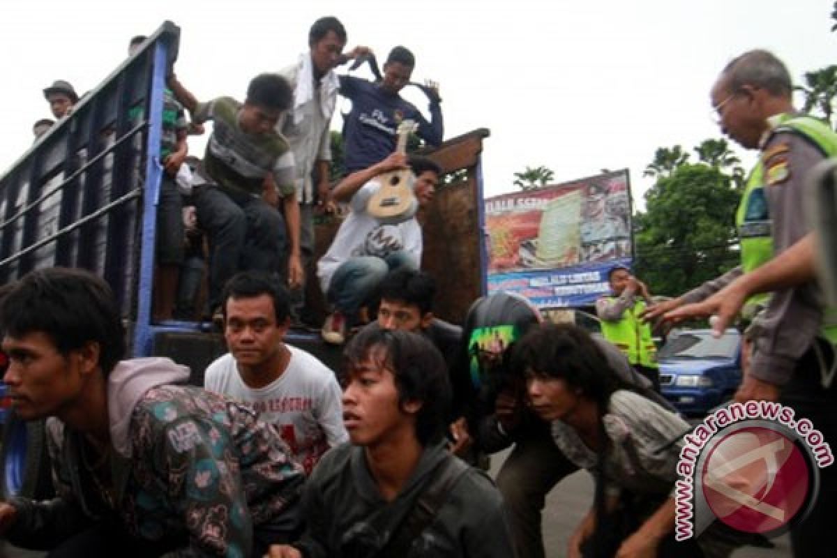 Polresta Bandarlampung ciduk ratusan preman