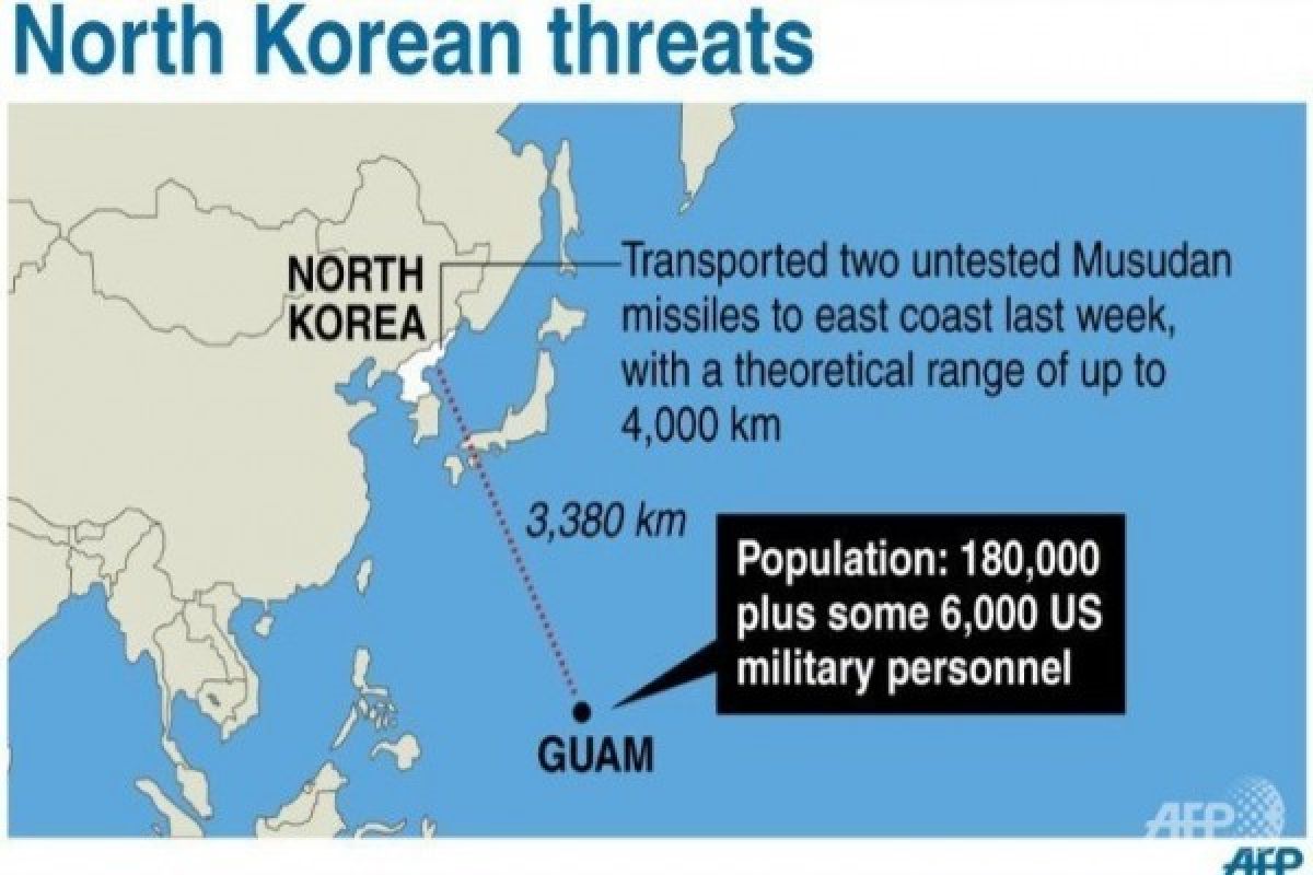 Korut mengancam, Guam tingkatkan kewaspadaan