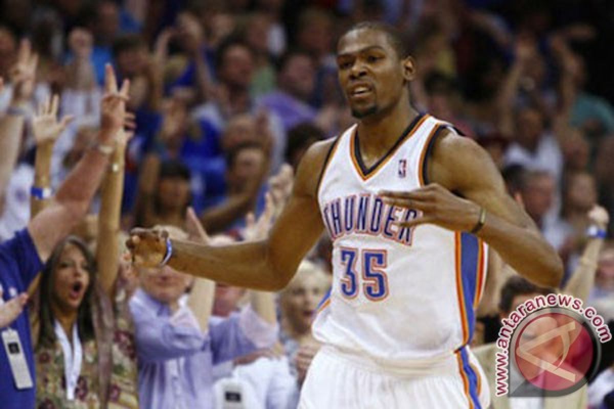 Durant cedera, Thunder pun ditaklukkan Warrior 109-114