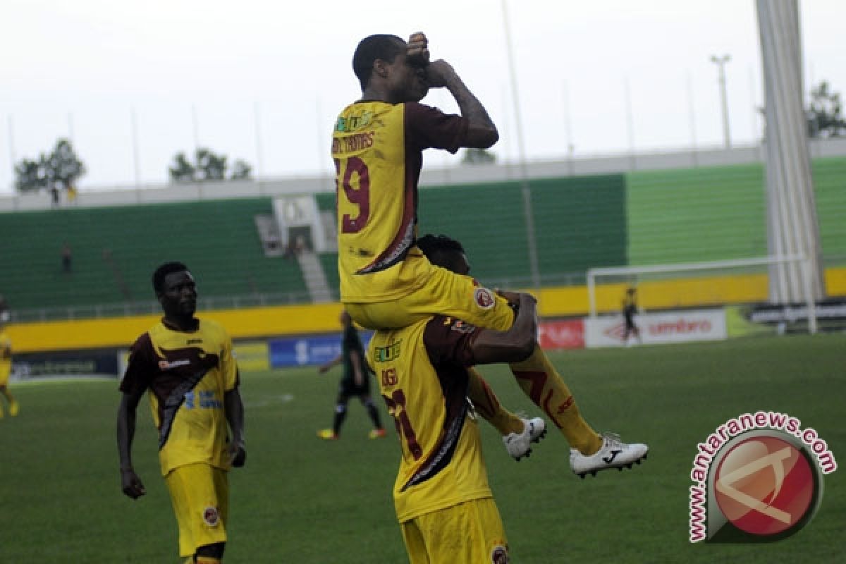 Sriwijaya FC menang tipis 1-0 atas Persiwa 