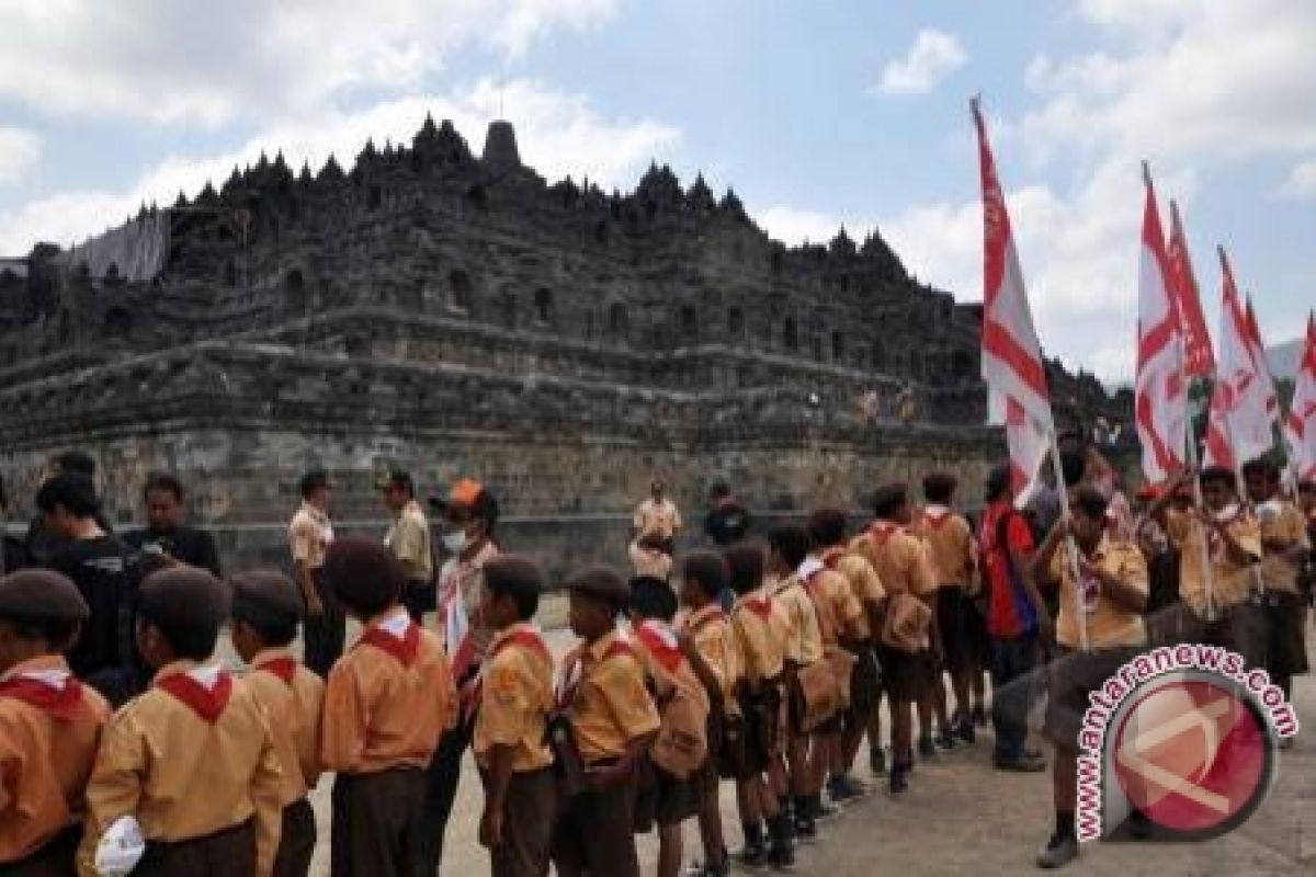 Jumlah pengunjung Candi Borobudur meningkat