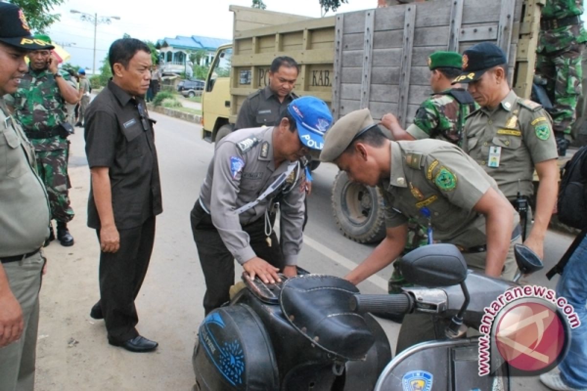 Satpol PP Berau Rutin Lakukan Penertiban 