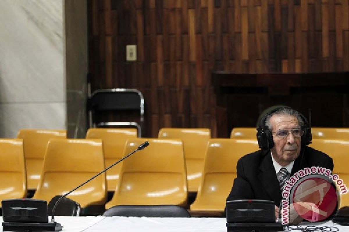 Pengadilan genosida mantan diktator Guatemala akan dilanjutkan