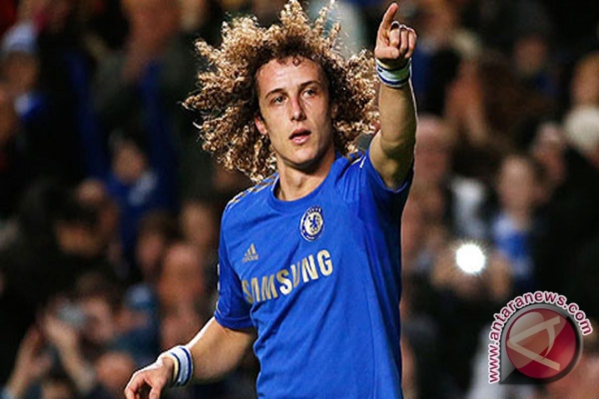 David Luiz amankan kemenangan 2-1 bagi Chelsea