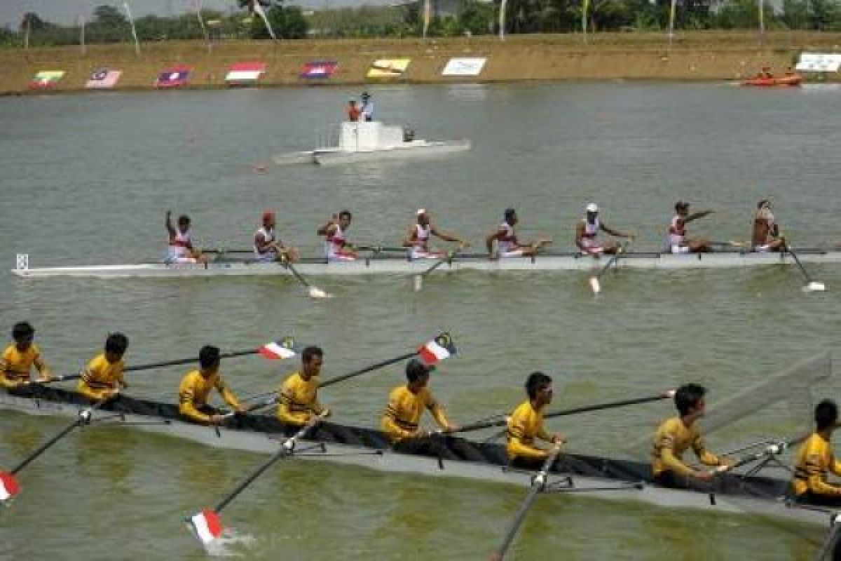 Indonesia eyes half of golds in rowing competition in Mynamar