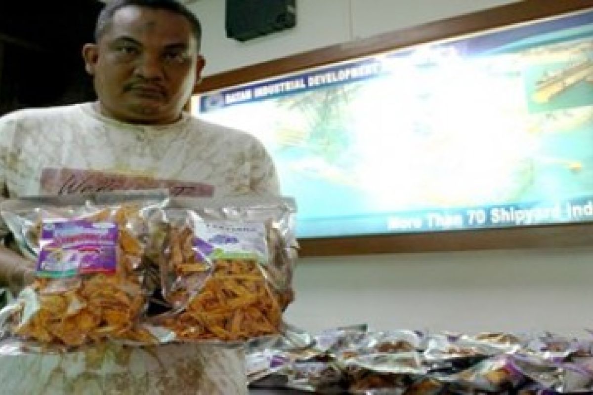 Keripik Gonggong/Foto Joko Sulistyo