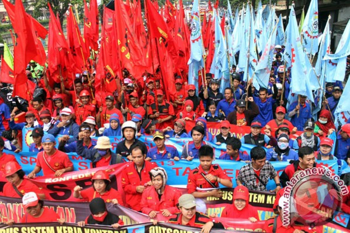 Polda: peringatan Hari Buruh di Jabar kondusif