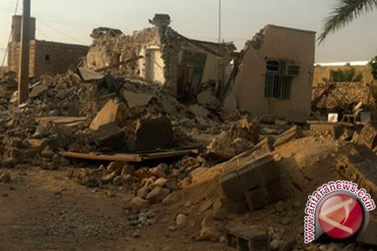  Gempa kuat kembali guncang kota Kaki, Iran