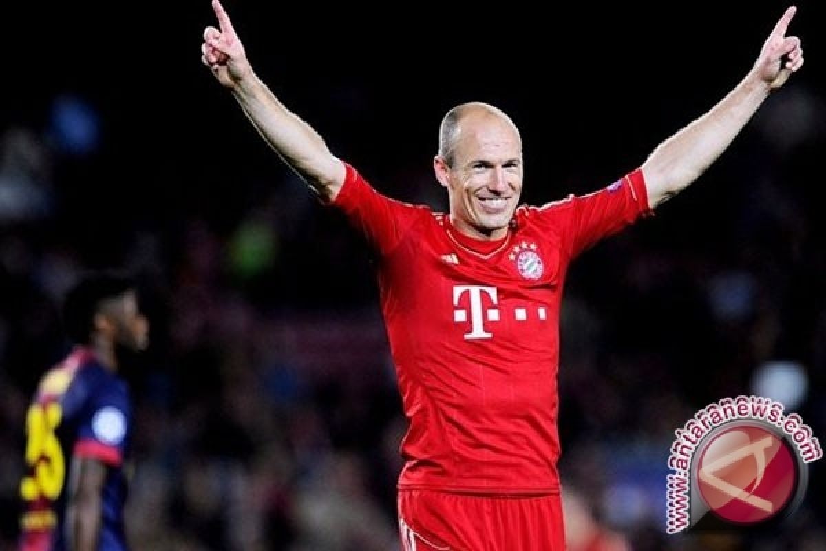  Robben: Arsenal Pantas Dapat Hasil Imbang