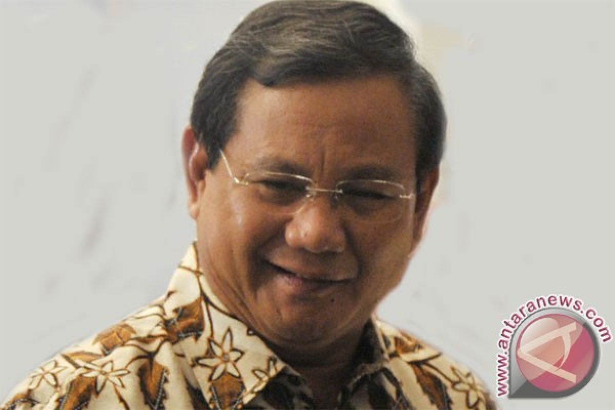 Tanggapan Prabowo soal hasil survei tentang calon presiden