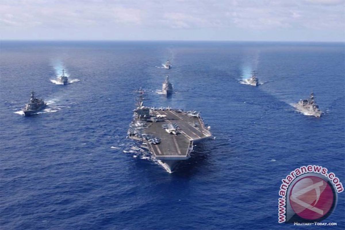 USS Nimitz ikut latihan bersama Korea Selatan