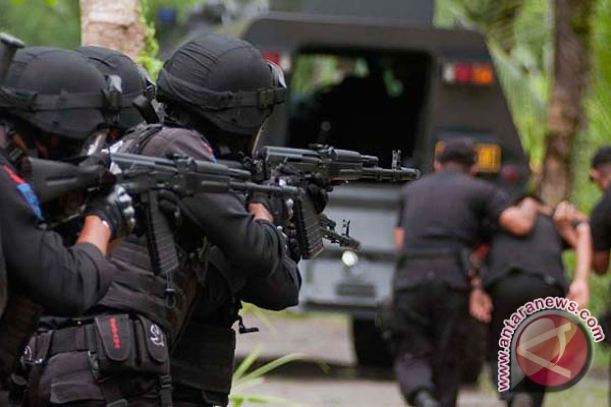 Densus 88 buru teroris di Lampung 