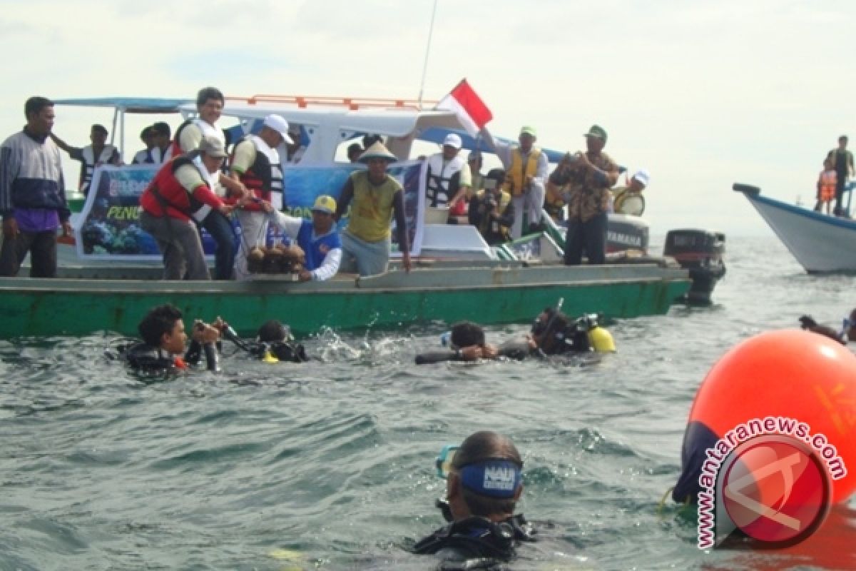 PT Badak Transplantasi 100 Terumbu Karang