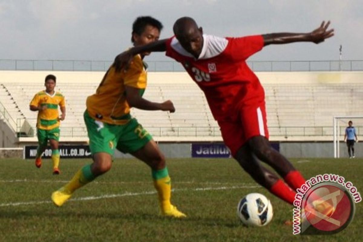 Gol tunggal Sahrul menangkan Persika atas Persikab