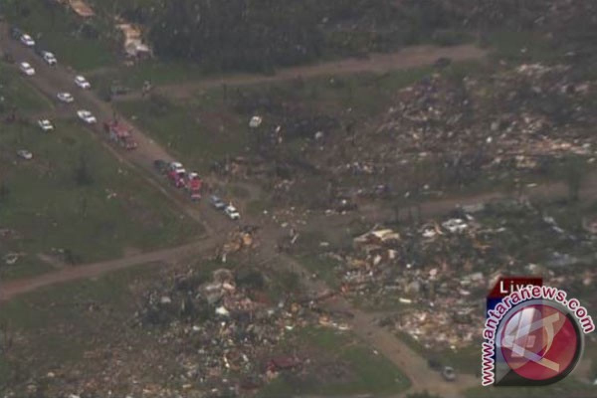 Tornado terjang Oklahoma, 6 orang tewas