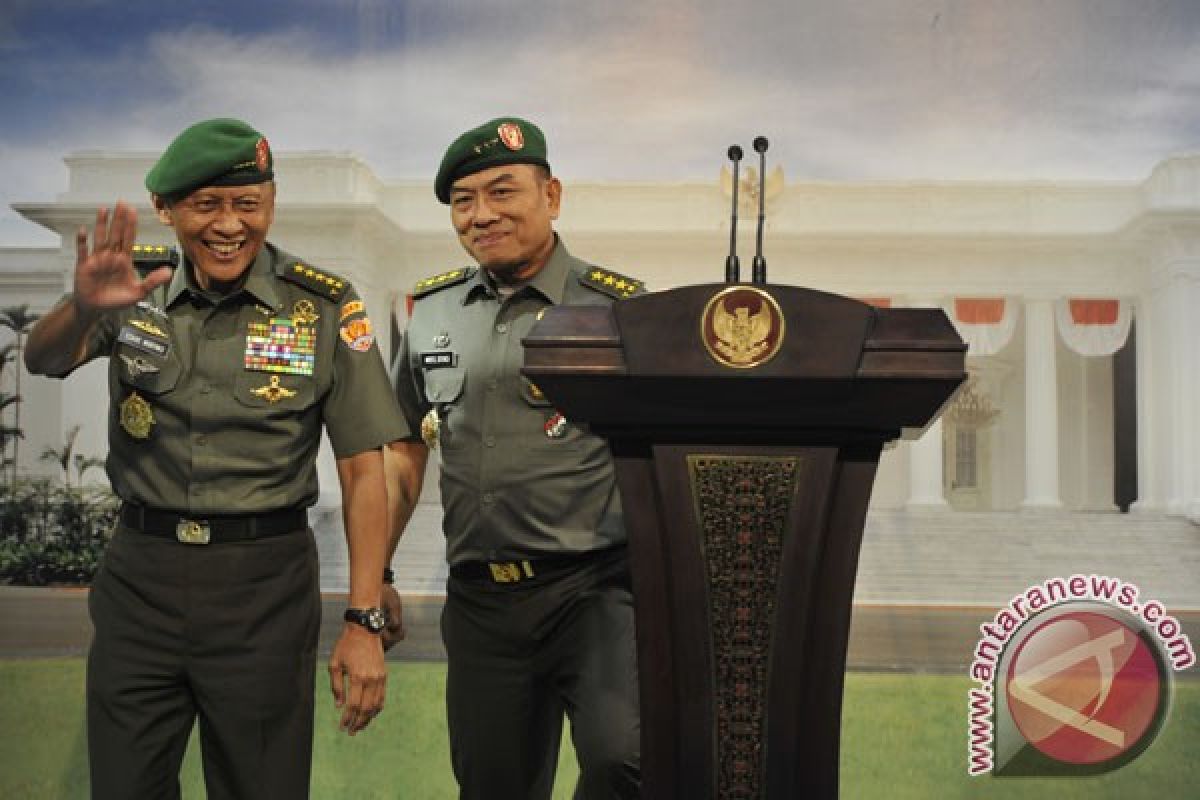 Letnan Jenderal TNI Moeldoko dilantik