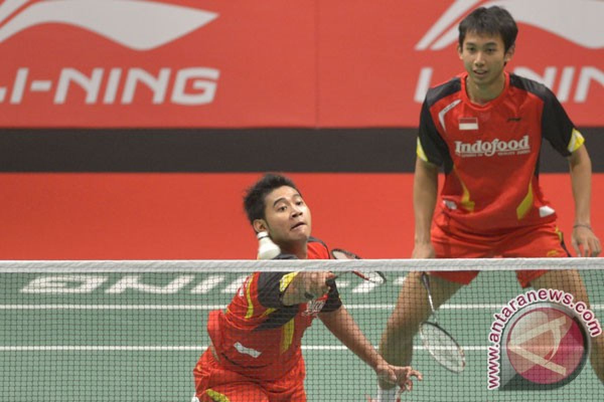 Ganda putra Indonesia gagal ke final