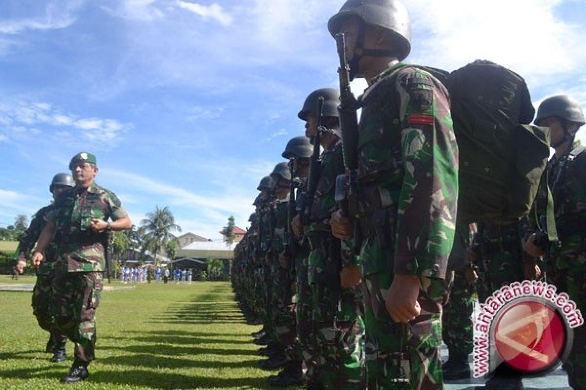 Prajurit Yonif 407/PK Tinggalkan Nunukan