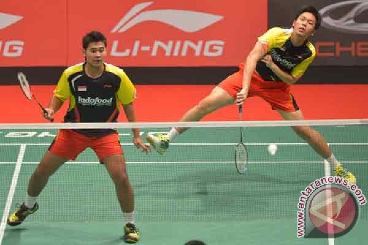 Hendra/Angga gagal sumbang angka pertama Indonesia