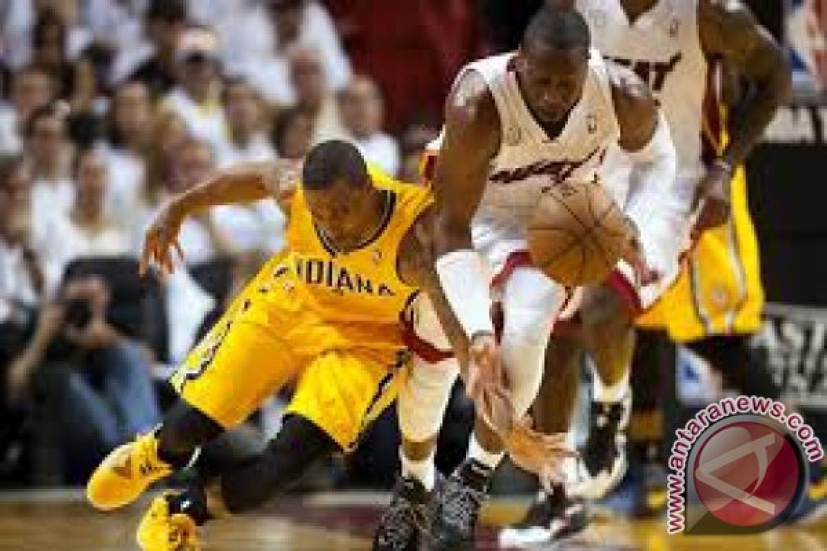 Pacers curi kemenangan atas Heat di Game 2