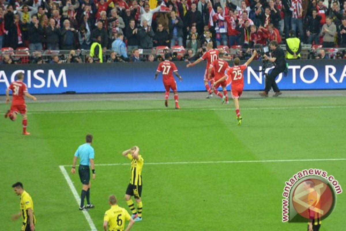 Gol Robben bawa Bayern juara Liga Champions