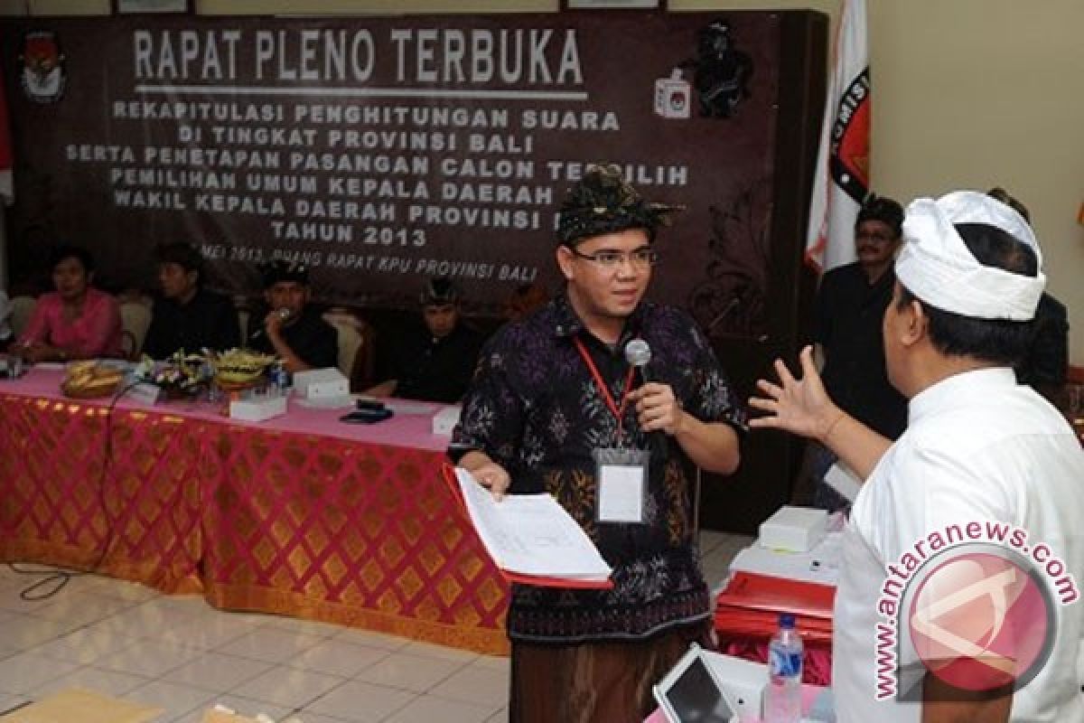 PDIP  tolak hasil rekapitulasi KPU Bali