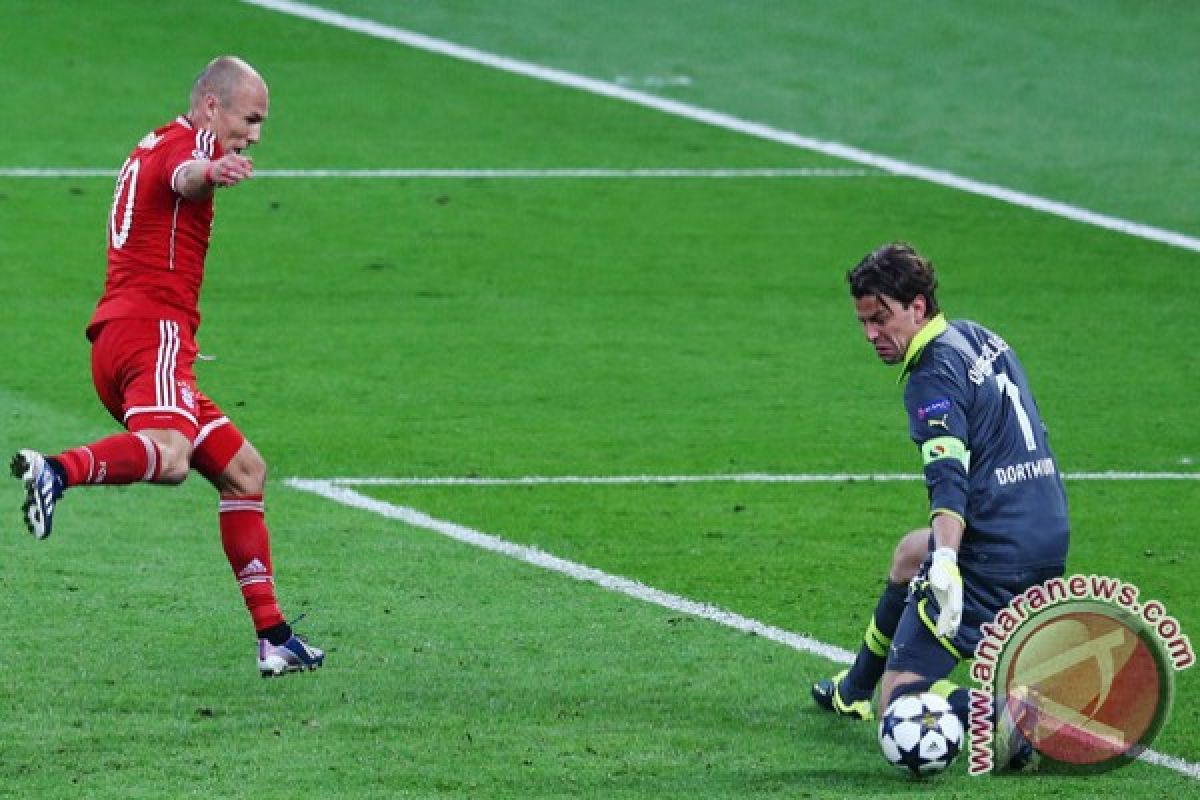 Robben bawa Bayern juara Liga Champions 