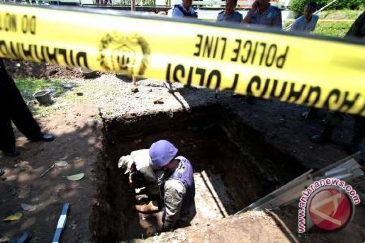 11 mortir ditemukan di kolam retensi Palembang