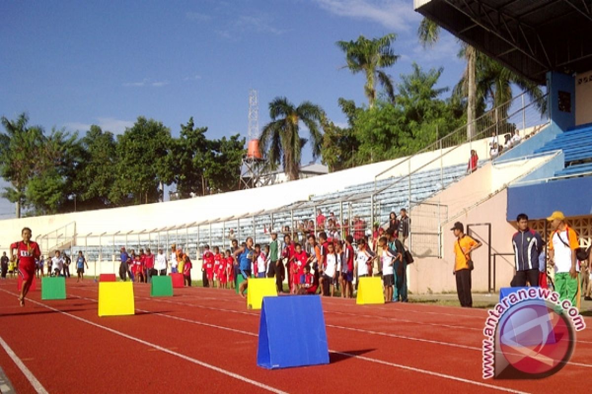 Puluhan Pelajar SD Lampung Ikuti Atletik Bocah