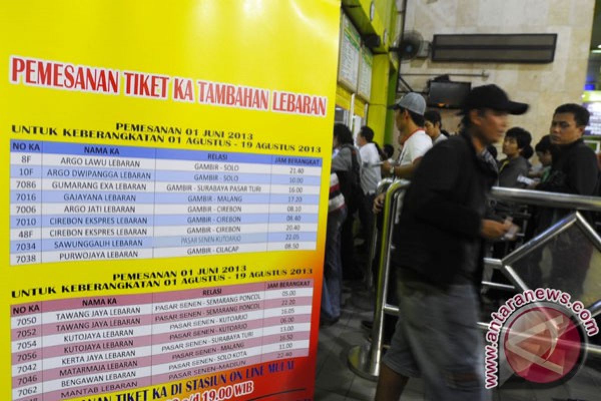 Tiket kereta api dari Semarang sampai 16 Oktober ludes