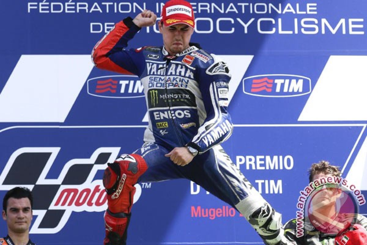Jorge Lorenzo juarai Italia MotoGP ketiga kalinya