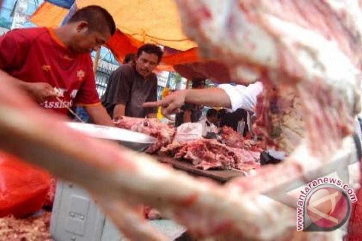 Harga Daging Sapi di Pangkalpinang Bertahan Rp110.000