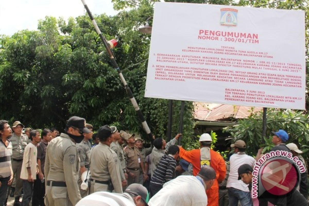 Pemasangan Plang Penutupan Lokalisasi Dianggap Tidak Sah 