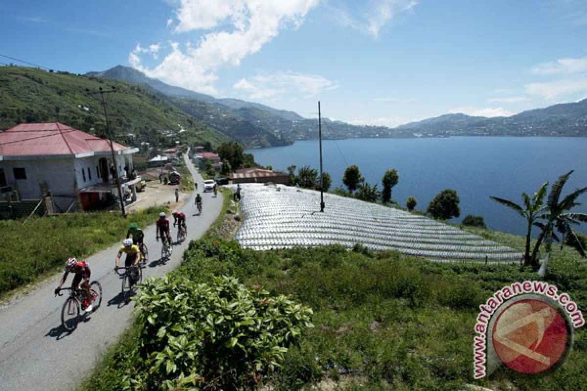 Hasil etape lima Tour de Singkarak 2014