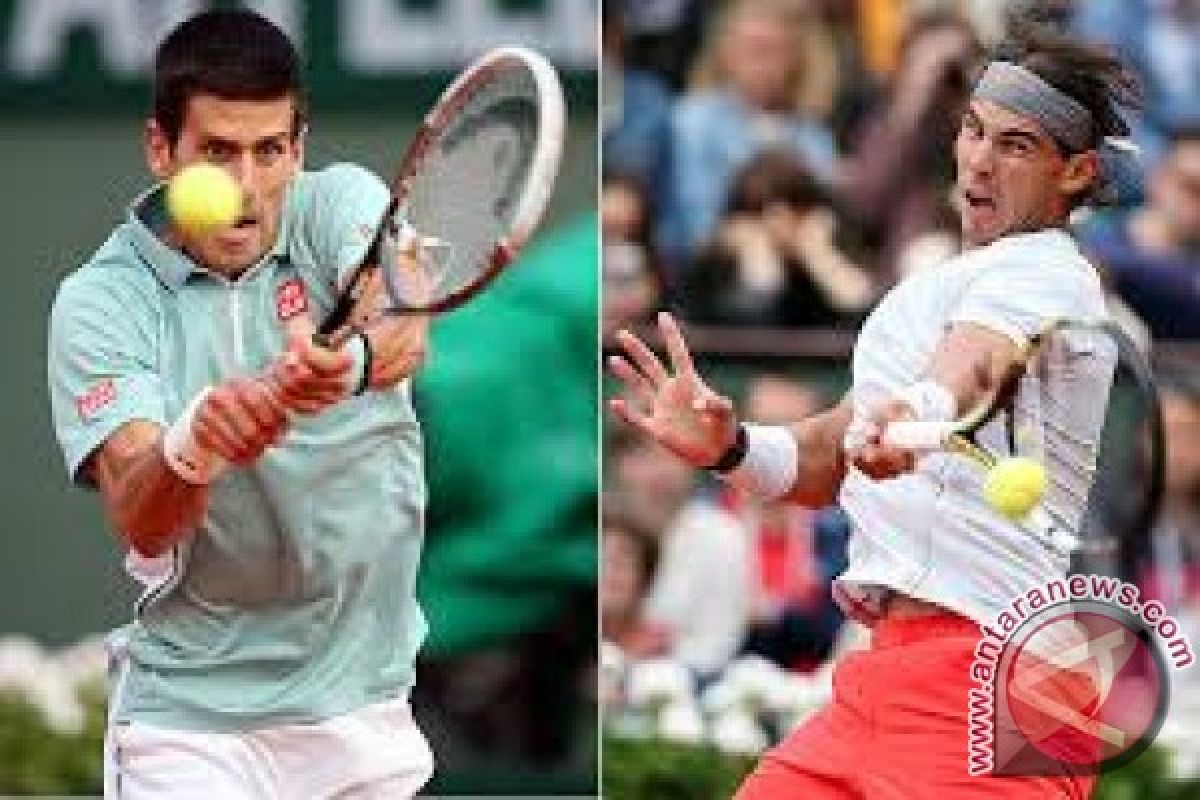 Nadal taklukkan Djokovic lewat pertandingan alot