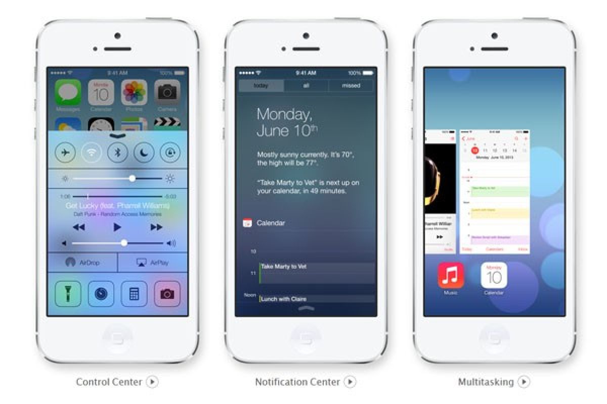 Apple perkenalkan IOS 7 dengan fitur terbaru