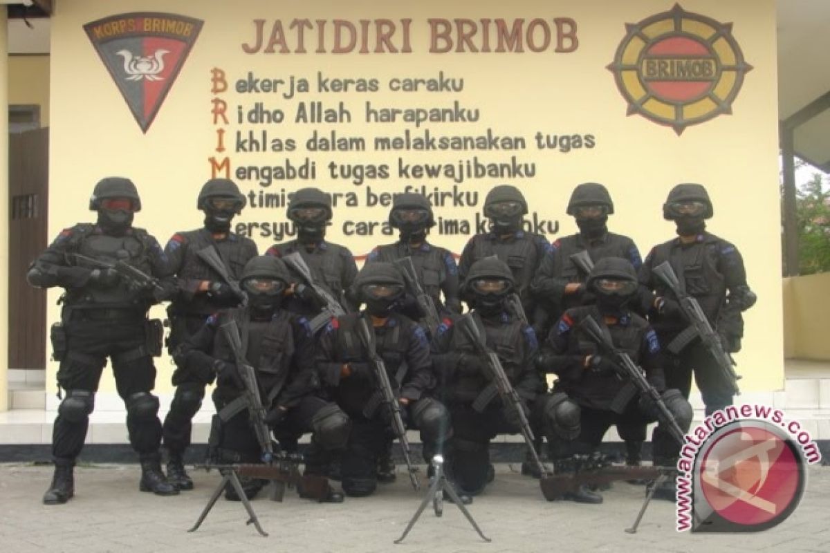 Brimob Latihan Pengamanan Pemindahan "Bali Nine"