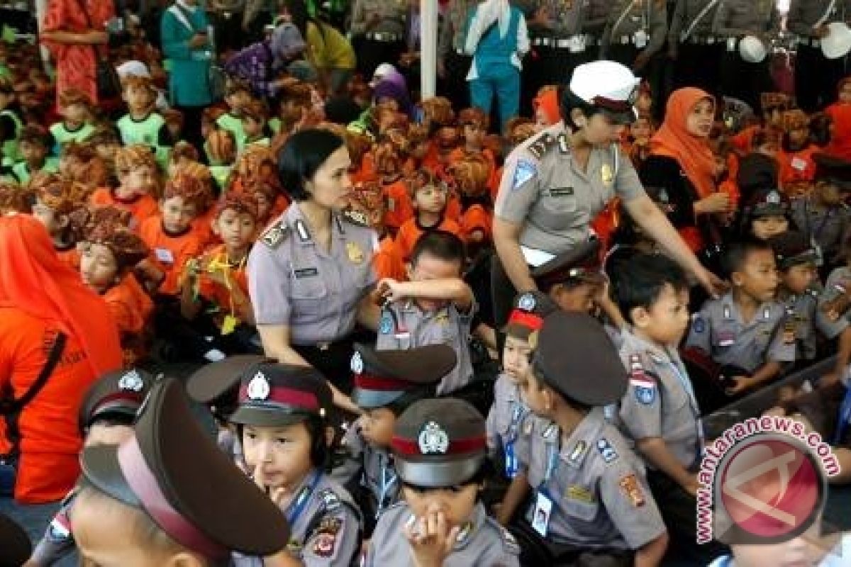 Ditlantas Polda Sumsel galakkan polisi sahabat anak 