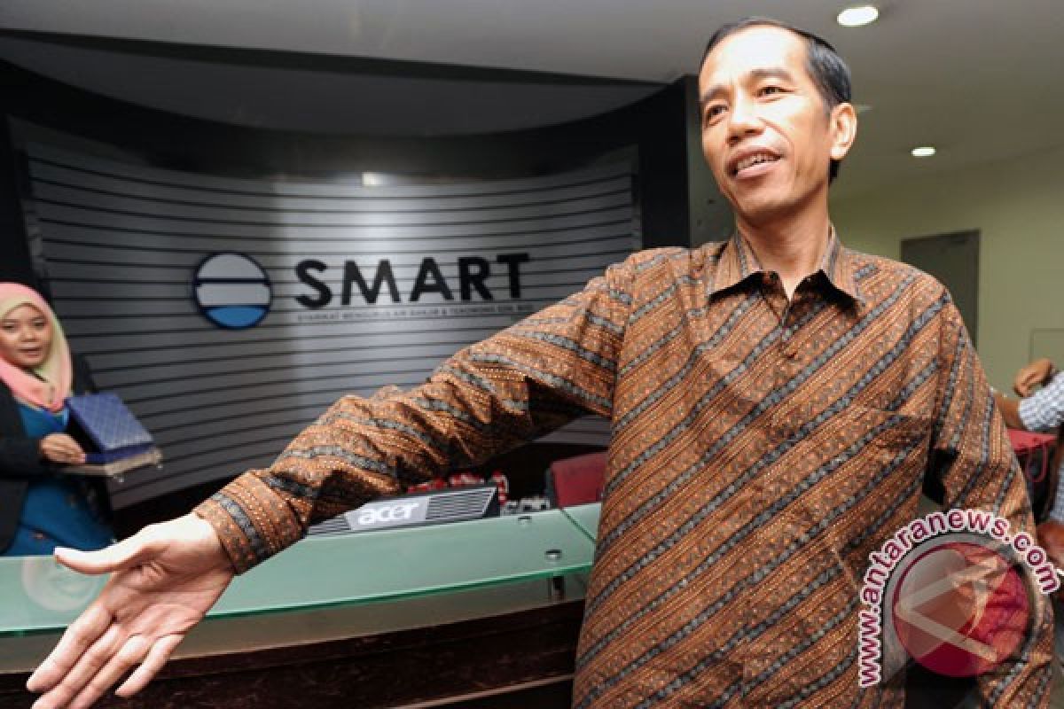 Soal BLSM, Jokowi enggan tanggapi 