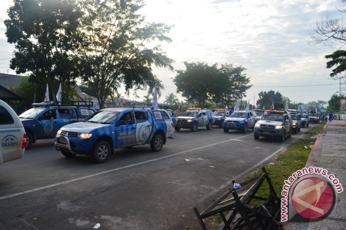 Rombongan Mupen Kalbar - Kalteng Tiba Di Banjarmasin